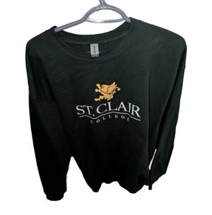 Green St. Clair College Crewneck Sweatshirt